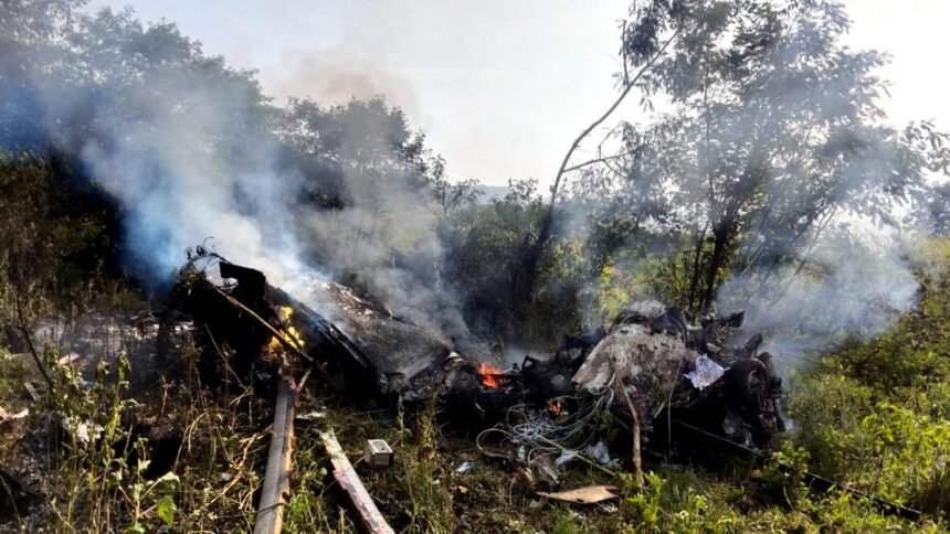 3 persons killed as helicopter crashes in Pune Preliminary information suggested the deceased comprised two pilots and an engineer